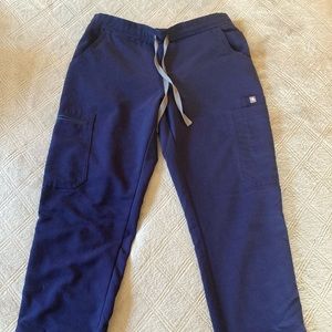 Figs Yola Skinny Scrub Pants Navy - XS